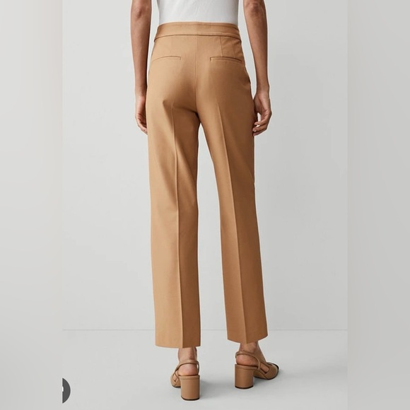 Ann Taylor The Button Pencil Pants Twill Straight Office Timeless Curvy - Picture 3 of 10